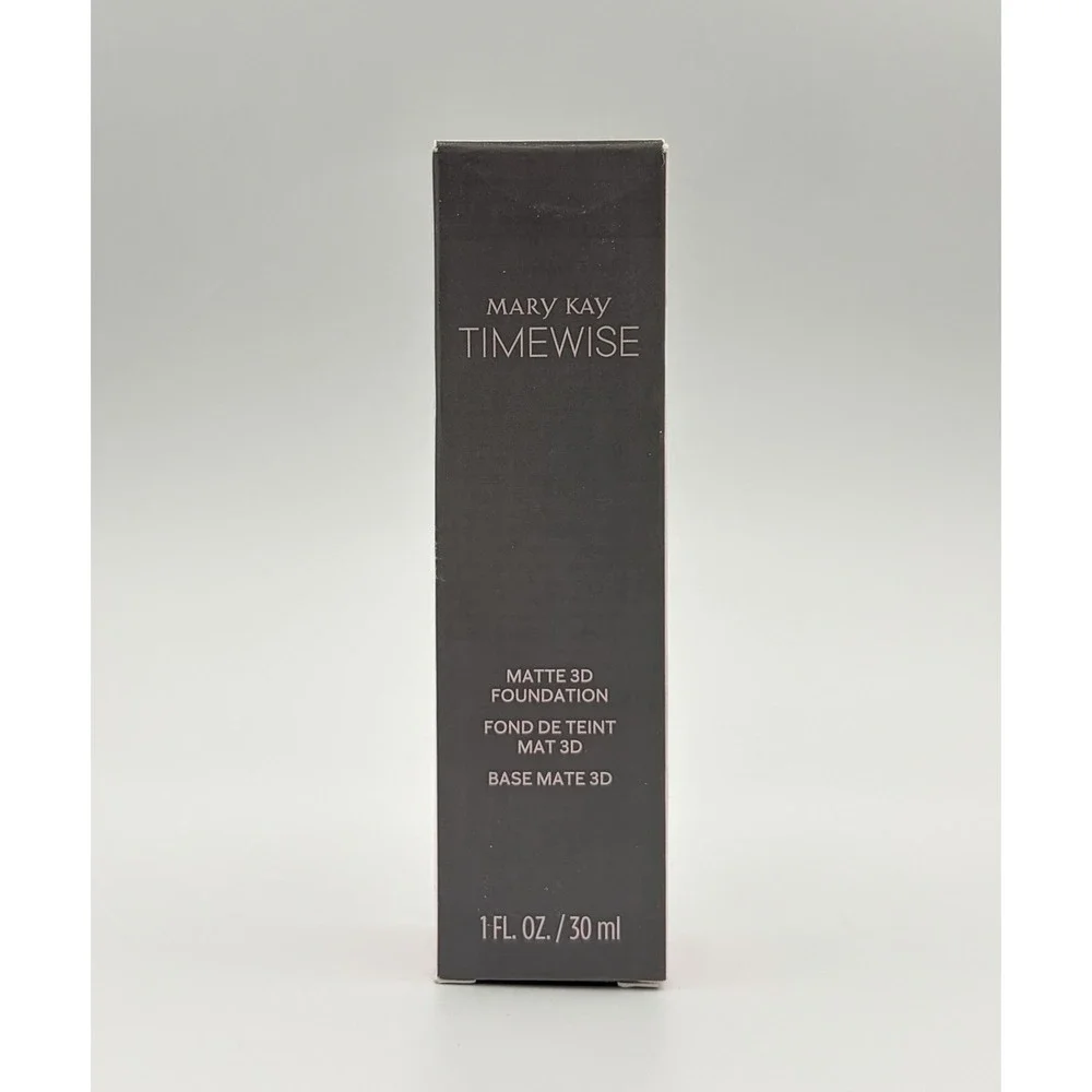 Mary Kay TimeWise Matte 3D Foundation Ivory C 110 Combo to Oily Skin 1oz NIB